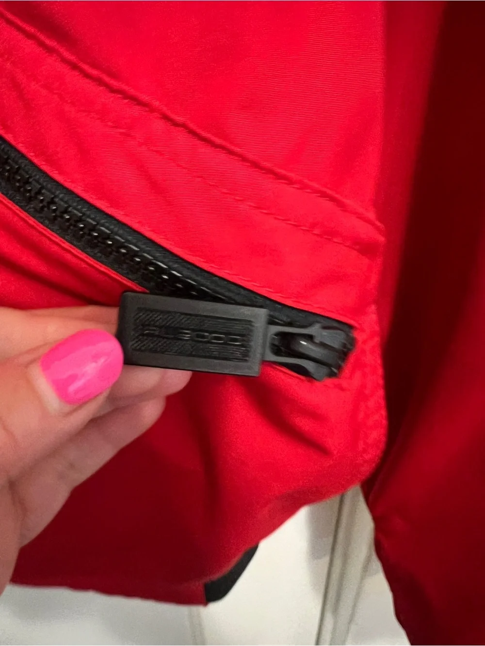 POLO RALPH LAUREN Hi Tech Vintage 90’s Neoprene Padded Ski Motorcycle Jacket RED - Picture 7 of 14